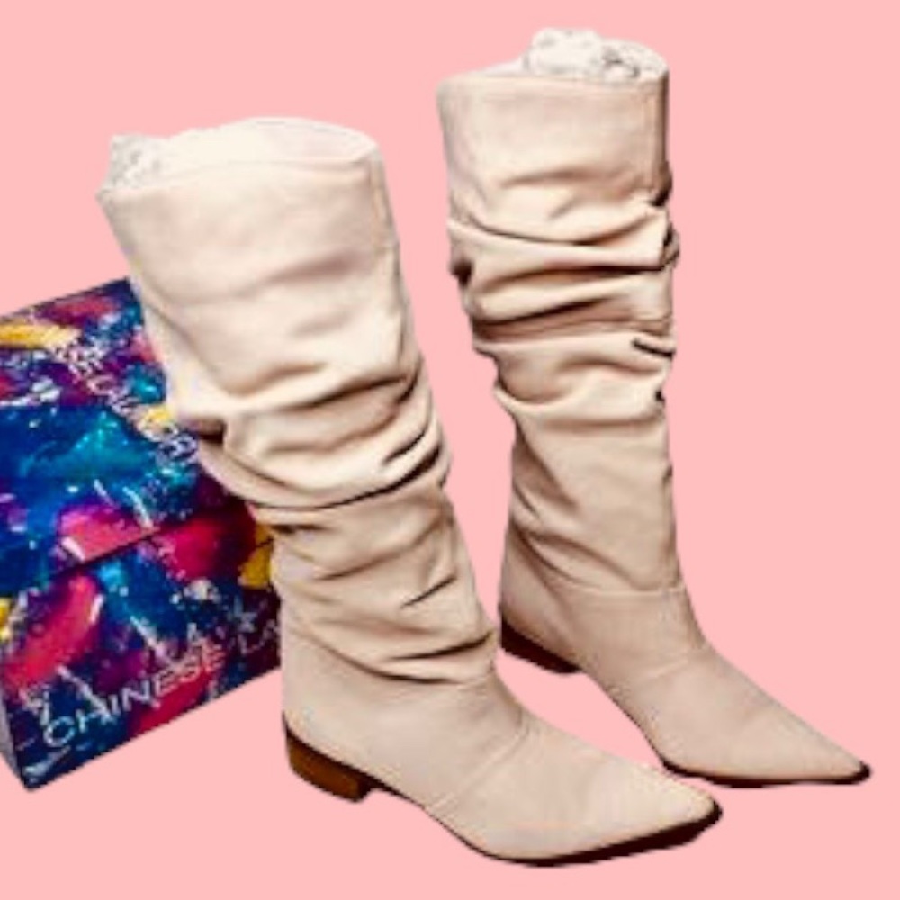 Suede Slouch Boots by Chinese Laundry - Picture 3 of 8